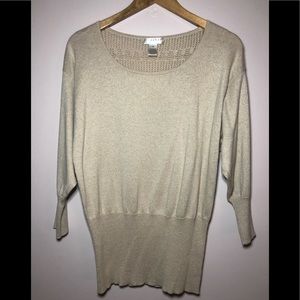KENAR Sweater w/lace back